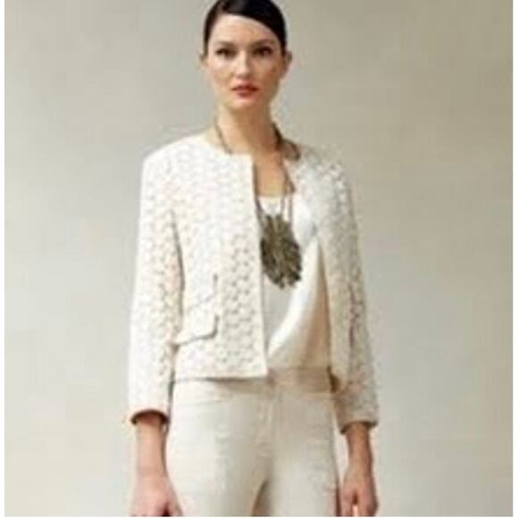 New Talbots Eyelet Jacket - Picture 1 of 9